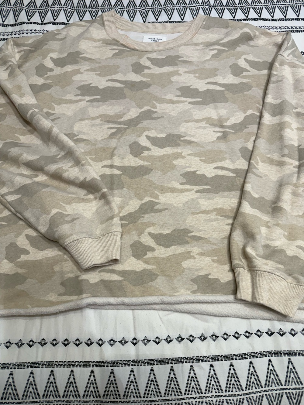 Camo Sweatshirt From American Eagle